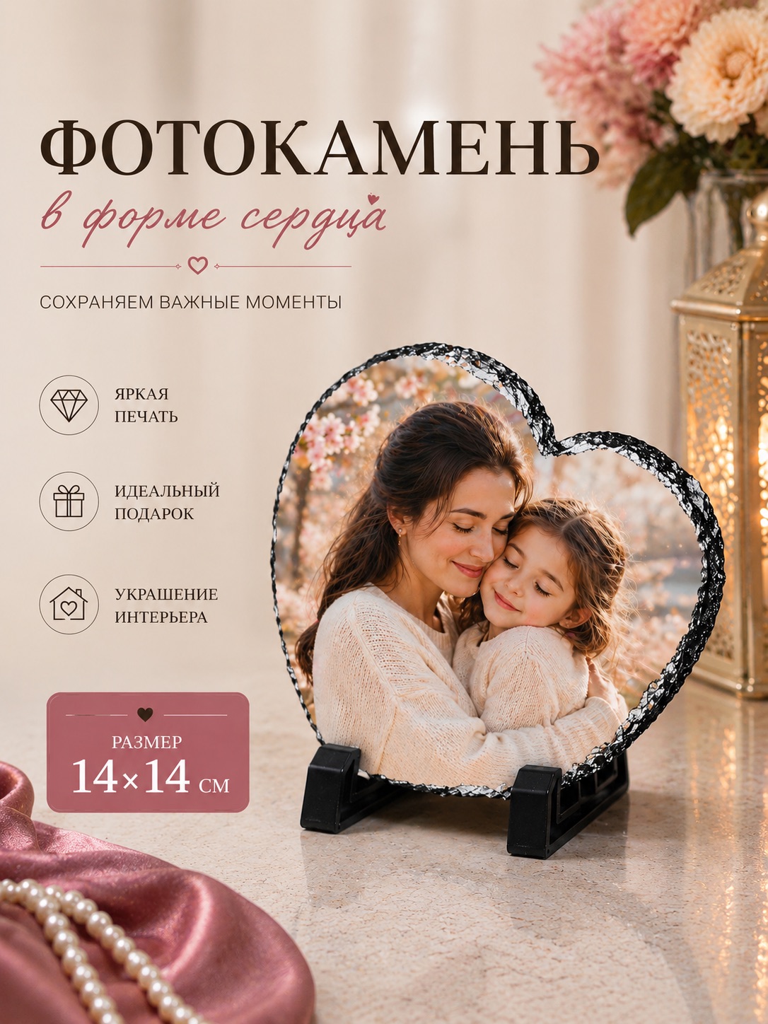 Фотокамень 14х14